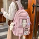 thumbnail image 1 of Sweet Cute Nylon Backpack for Women Classic Causal Designer Girl Backpack Bag Doll Pendant Fashion School Bag for Girl, 1 of 3