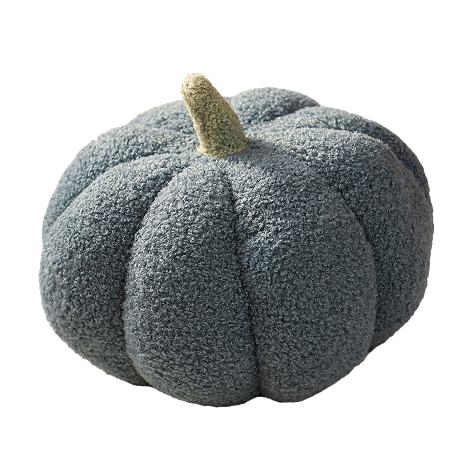 Magideal - Almohada De Calabaza De Halloween, Linda Almohada En Forma 3d, Regalo De Acción De Gracias, Almohada Suave Y Rellena Para Sofá, Cama, Decoración De Ha Azul