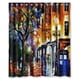 thumbnail image 1 of Cortina de ducha colorida con diseño de Doctor Who, juego de cortinas de baño con ganchos, tamaño 60 x 72 pulgadas, 1 of 3