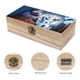 thumbnail image 3 of Olaf Presenta Caja Organizadora de Madera Rústica - Caja Decorativa Multifuncional para Escritorio, Hogar, Oficina, Joyas y Manualidades, 3 of 6