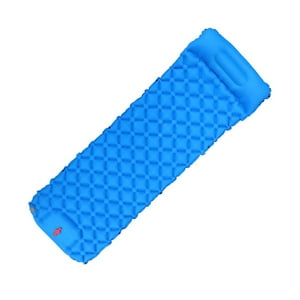 Babyluna - Colchoneta Inflable Camping Individual Ultraligera Con Inflador De Pie