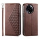 thumbnail image 1 of Funda Flip FOXDOCK para Realme 11 5G , Estilo Billetera con Diseño Rombo, Correa de Mano y Soporte, Uso Diario, 1 of 6