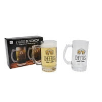 Homewell - Set De Vasos Cerveceros Shop 480Ml (2U)