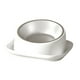 thumbnail image 1 of Cuenco Elevado De Acero Inoxidable Para Mascotas, Platos Para Beber, Para Cachorros, Gatos, Perros Pequeños, Color Blanco, 1 of 5