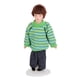 thumbnail image 2 of Casa De Muñecas Muñecas De Porcelana En Miniatura Cabello Castaño Niño Pequeño En Suéter Verde, 2 of 2