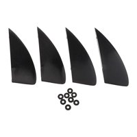 Ioensy - 4X Kiteboard Fin Wakeboard Reemplazo Aletas Longboard Surf Tabla De Surf Aletas