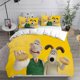 thumbnail image 1 of x458 Bed SheetsCartoon movie Wallace and Gromit dog Poster Duvet Cover Sets, Wallace & Gromit Bedding Sets Kids Adult Size 3-Piece Bedding Set (1 Duvet Cover + 2 Pillow Shams) nj458, 1 of 5