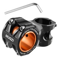 Magideal - Vástago De Bicicleta De 31,8 Mm/35 Mm, Vástago De Bicicleta, Vástago De Manillar Corto Para Bicicletas De Carretera De Montaña, Accesorios De Ciclismo