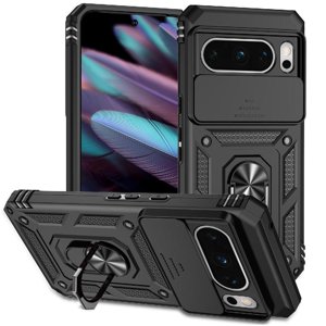 Estuche Gangxun Para Google Pixel 8 Pro, Soporte Giratorio 360°, Estilo Mecánico Y Magnético