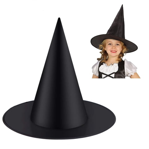 Sombrero De Bruja Lkqbbsz Negro Para Fiesta De Halloween Para Niños Y Adultos