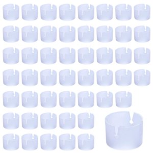 Magideal - 50 Piezas Globos Anillo Clips Globo Conveniente Clip Conector Suministros Decorativos Plástico Durable Clips De Globo Para La Decoración Del Banquete