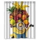 thumbnail image 1 of Cortina de ducha de los Minions de Gru, mi villano favorito, juego de cortina de baño con ganchos, tamaño 60 x 72 pulgadas, 1 of 3