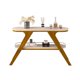 thumbnail image 1 of Mesa de Arrimo Doris Blanco Y Café, 1 of 5