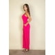 thumbnail image 5 of Mono Casual Suave De Tirantes Finos Con Cuello Entallado Color Fucsia (para Mujer), 5 of 5