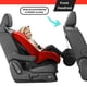 thumbnail image 4 of Reposapiés para asiento de auto Swanoo de cuero negro con correas ajustables, 4 of 6