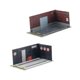 thumbnail image 4 of 2 Piezas 1:32 Estacionamiento Modelo Coche Diecast Garaje Para Diorama Estilo C, 4 of 5