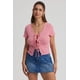 thumbnail image 1 of Polera Mujer Amarra Delantero Rosado Claro, 1 of 8