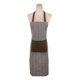 thumbnail image 2 of Mandil Delantal Largo Cocina Chef Mesero Pintor Lineas marron, 2 of 3