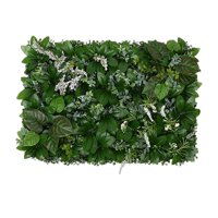 Bothyi - Panel De Pared De Hierba Fotografía Decoración Hojas Setos Artificiales Plantas B