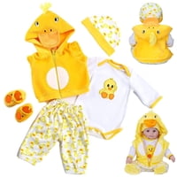 Maihao - Set De Ropa Para Reborn Baby Doll Boy De 43 A 56 Cm Con Accesorios