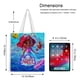 thumbnail image 5 of Ariel Junior Bolso de tela con estampado de lienzo para mujer, bolsa de compras reutilizable y estética, con cremallera interior, regalo para mujer,40*40cm., 5 of 6