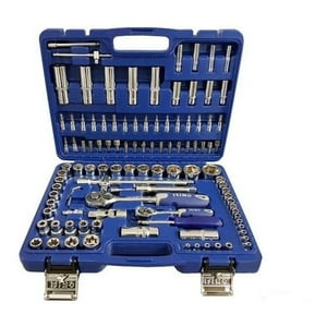 Juego De Dados Irimo De 1/4'' Y 1/2'' 109 Pzas. - 130-109-4 Azul