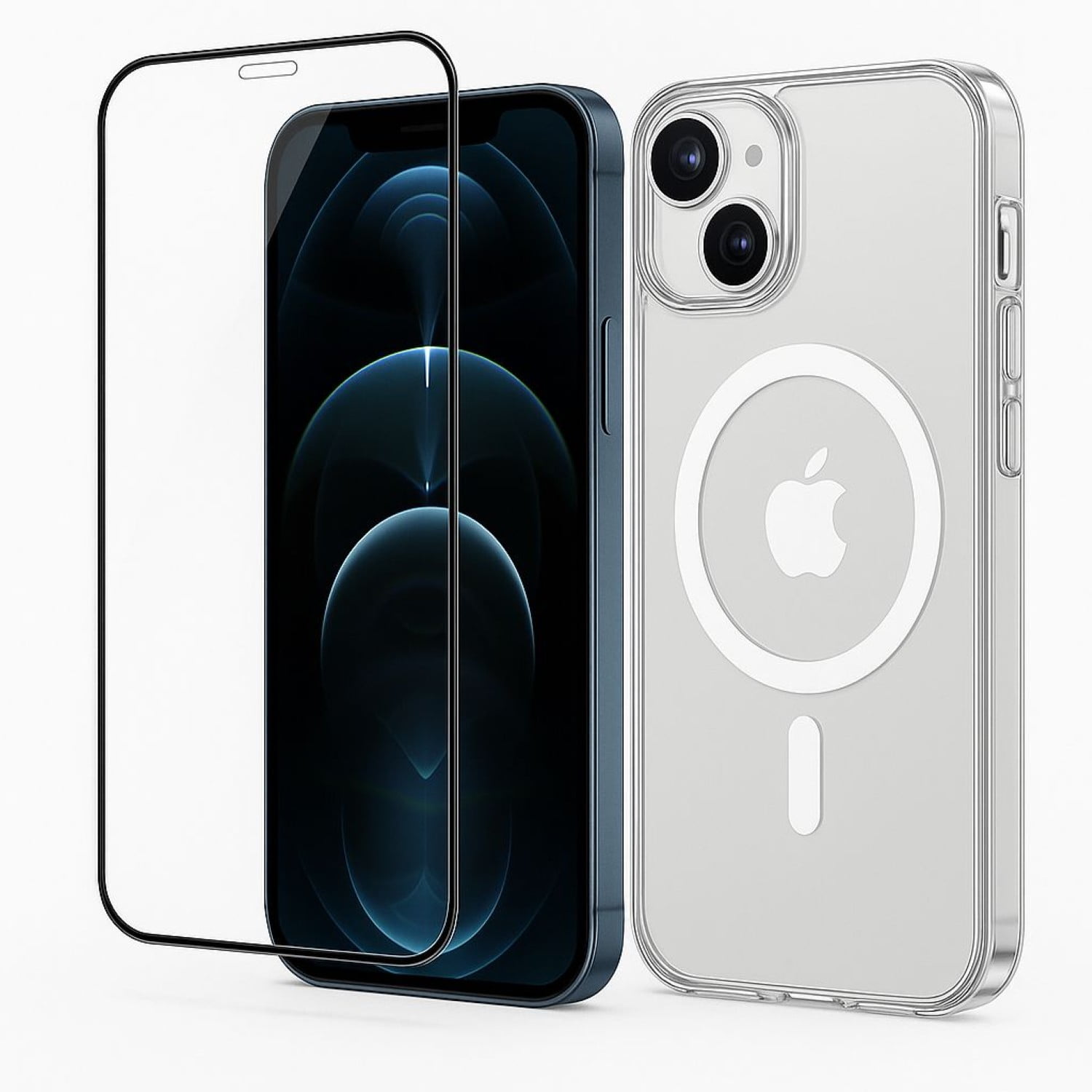 Mar Cases - Carcasa Para Iphone 17 Transparente Magsafe + Mica