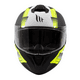 thumbnail image 3 of Casco para moto MT Targo IVY D3 Amarillo Fluor Mate M, 3 of 6