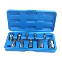 Ioensy - 10 Uds Triple Cuadrado Spline Bit Socket Accesorios Para Automóviles Broca A Prueba De Manipulaciones Para Camiones