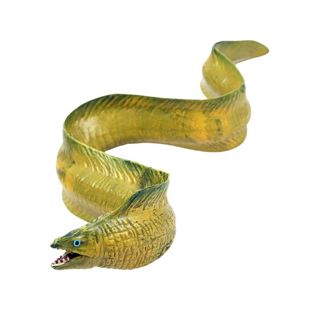 Figura de anguila de simulación, juguete educativo científico, modelo animal, juguete cognitivo, juego de animales, figuras de animales para niños, re