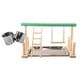 thumbnail image 3 of Parrot Stand Stand Activity Center Ladder W / Taza Soporte Helado Con 6,5 Cm De Tazas, 3 of 5