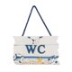 thumbnail image 2 of Letrero De WC Estilo Mediterráneo Para Puerta De Ba?o, Inodoro, Guardarropa, Anillo De Natación, 2 of 5