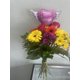 thumbnail image 3 of Globo Happy Heavenly Birthday en forma de corazón con alas, rosa y morado, 3 of 6