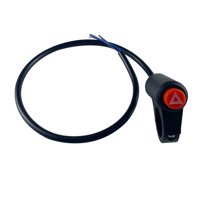 Ioensy - Botón De Interruptor De Luz De Peligro De Motocicleta Para Piezas Modificadas De Motocicleta Estilo A
