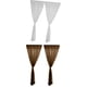 thumbnail image 4 of Cortina De Cocina De 4 Paneles Puerta Transparente Ventana Voile Drapeado 200x200, 4 of 5