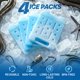 thumbnail image 2 of Paquete de 4 Bolsas de Hielo Reutilizables RIDGECOOL Grandes 20x17 cm, 2 of 6