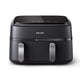 thumbnail image 1 of Freidora de Aire Philips Serie 3000 con Doble Canasta 9.5 qt Negra, 1 of 4