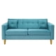 thumbnail image 1 of Sofa New Retro 3C Felpa 01 Turquesa, 1 of 6