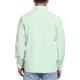 thumbnail image 3 of INSPIRE CHIC Camisa de Vestir de Manga Larga con Botones de Color Sólido para Hombre, Regreso a Clases, XL Verde Claro, 3 of 5