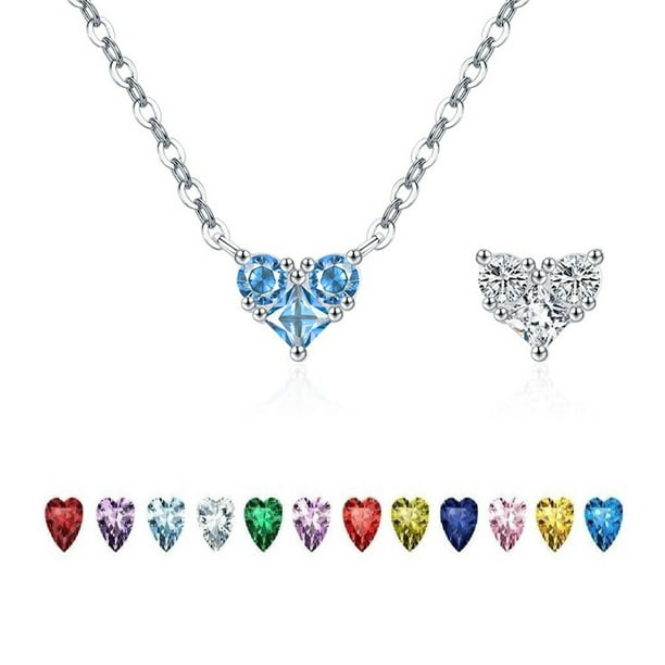 Colgante Con Colgante De Corazón De Plata De Ley