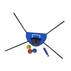 Magideal - Canasta De Baloncesto Para Trampolín, Soporte Para Baloncesto, Juguetes Deportivos, Aro De Separación Para Volcadas, Accesorios Para Trampolín, Zócalo