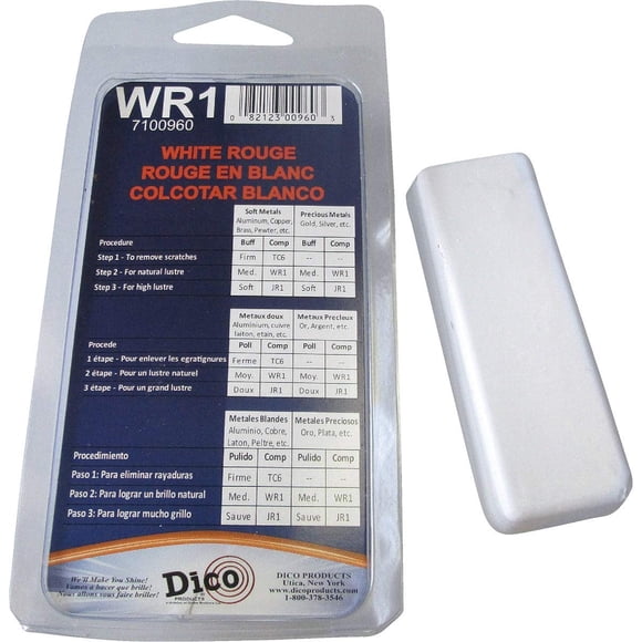 Compuesto abrillantador Dico wr1 High Luster Rouge para metal