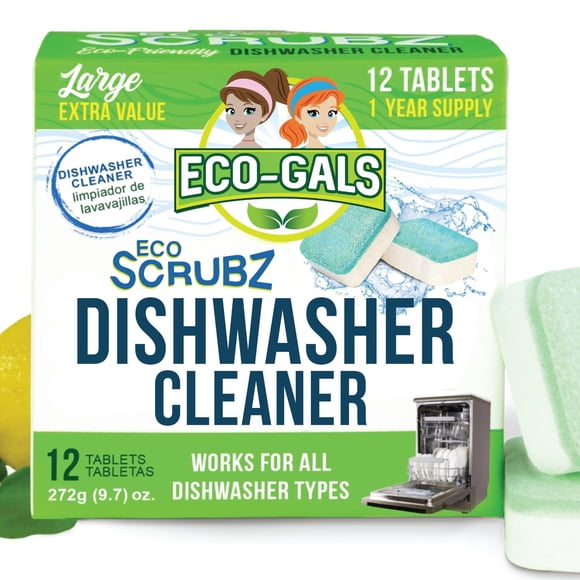 Limpiador de lavavajillas ECO-GALS Eco-Scrubz Heavy Duty 12 tabletas
