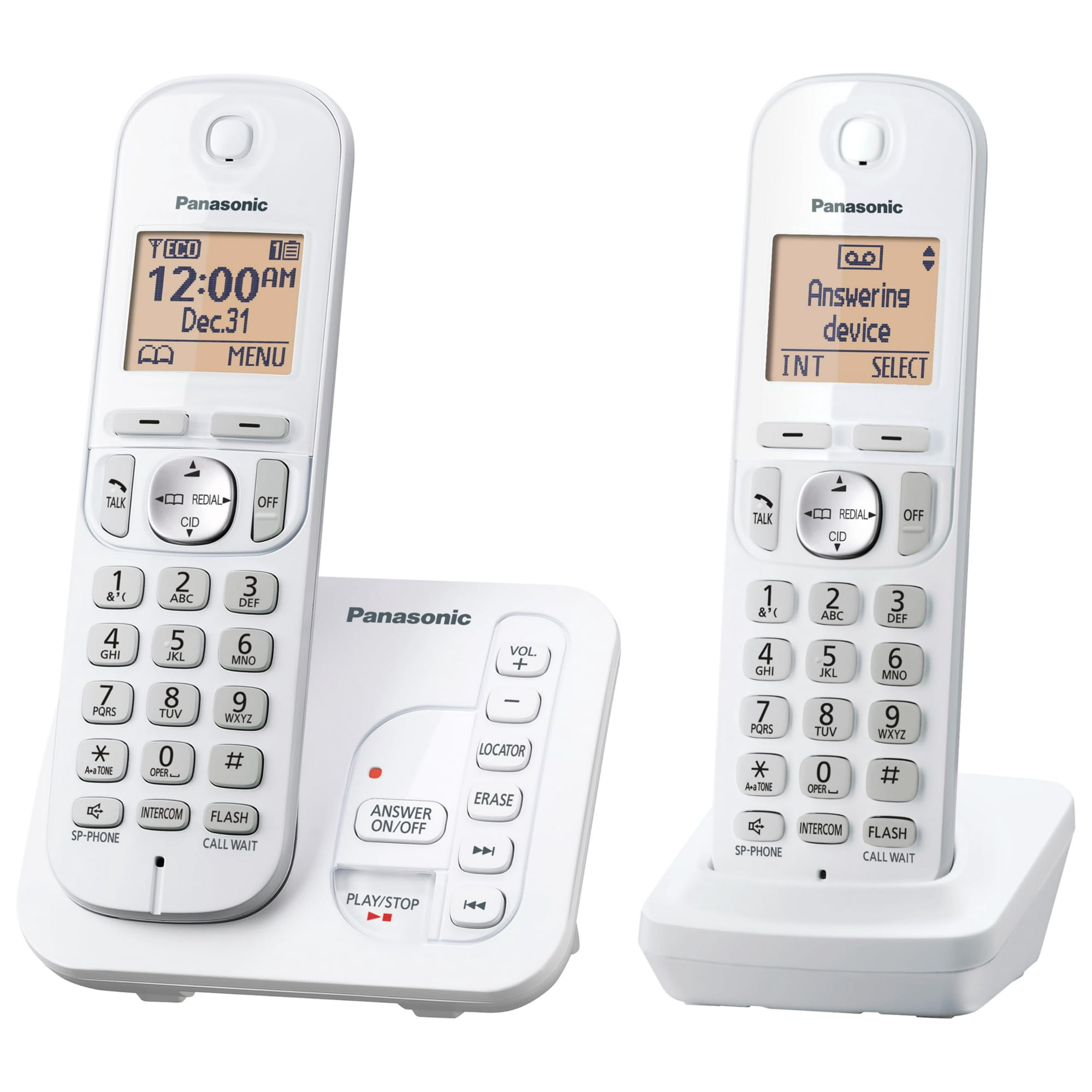 Teléfono Inalámbrico Panasonic Kx-tg7122sk Con Sistema De Respuesta Digital