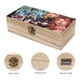 thumbnail image 3 of Caja Organizadora de Madera Rústica Desmarcar Aves de Presa, 3 of 6