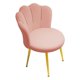 thumbnail image 1 of Silla De Tocador, Silla Auxiliar Moderna Y Suave Con Patas De Metal Para Cafetería, Salón, Dormitorio, Color Rosa, 1 of 5