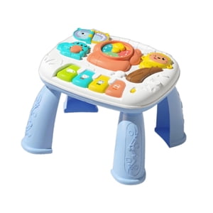 Magideal - Mesa De Actividades Para Bebé, Juguetes Sensoriales, Educación Temprana, Juguetes Para Niños, Regalos De San Valentín, Juguetes Interactivos, Juguetes Azul