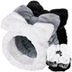 thumbnail image 1 of LEOBRO Spa Headband, 6 piezas: cintillos para maquillaje y coleteros, 1 of 3