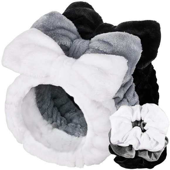LEOBRO Spa Headband, 6 piezas: cintillos para maquillaje y coleteros