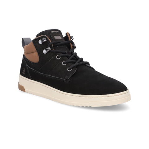 Zapatillas Hombre Caña Alta Cuero Keswick-6-76 Bullboxer Negro 40